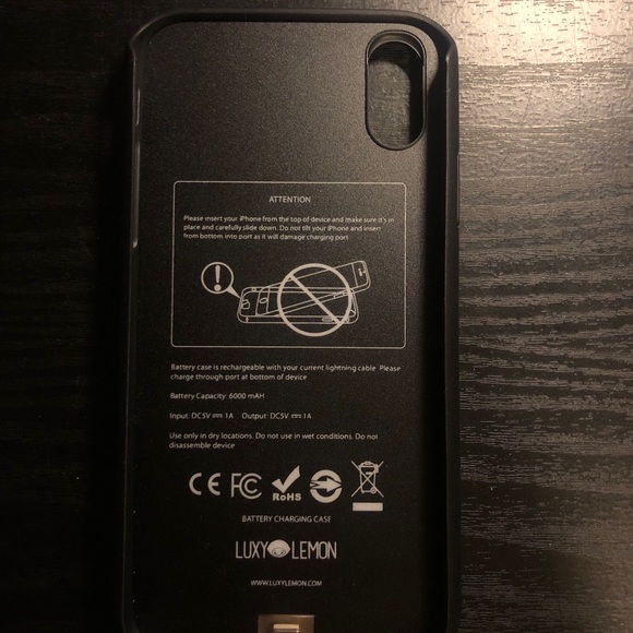 Luxy Lemon Charging Case for IPhone X/XS NEW - Picture 2 of 4